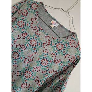 LuLaRoe Women's Irma Short Sleeve Tunic Shirt -